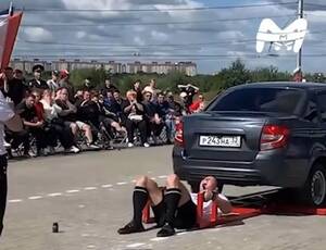 Брянец разорвал надколенные связки на соревнованиях по силовому экстриму
