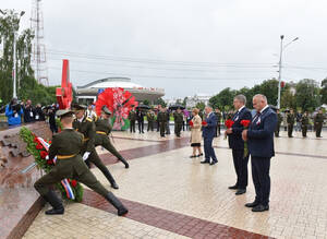 Богомаз прибыл в Гомель на фестиваль «Славянское единство-2025»