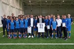 Ковальчук поздравил юных спортсменов с Днём детского футбола