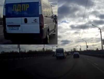 В Брянске сняли на видео неадеквата на маршрутке №34
