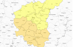 Брянцам продлили суровое предупреждение и оранжевый уровень опасности