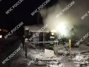 Мужчина получил ожоги при пожаре в Рогнедино