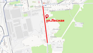 В Жуковке на улице Лесной планируют построить тротуар