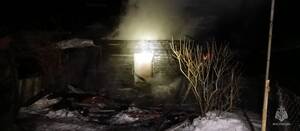 В Дубровском районе сгорела баня, погиб мужчина