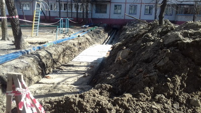 В Брянске пожаловались на опасные раскопки на улице Рылеева