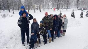 Зимние забавы брасовских ребят