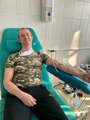 Почетный донор Брянщины Владислав Мищенко совершил 349‑ю донацию