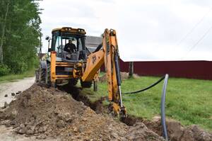 В Клетне продолжается масштабная реконструкция водопроводных сетей  