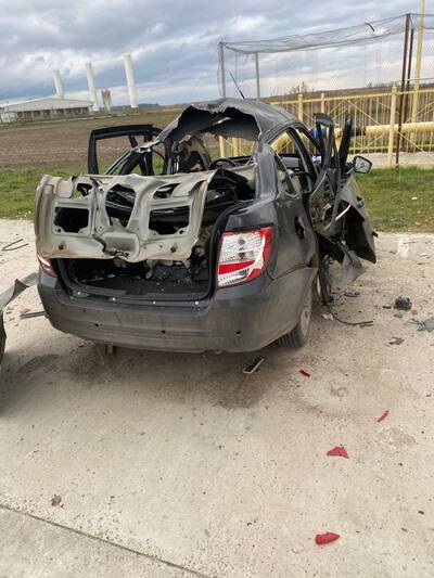 В Климовском районе дрон взорвал машину ветеринарного врача