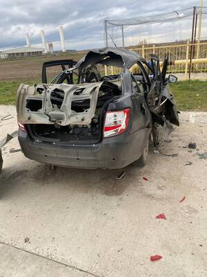 В Климовском районе дрон взорвал машину ветеринарного врача