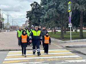 Брянские гимназисты изучили ПДД на практике