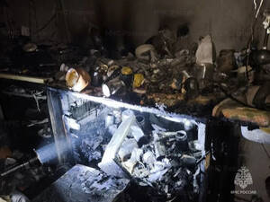 При пожаре в центре Брянска погиб 88-летний мужчина