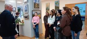 В Дятькове открылась выставка «Виражи творчества» с пейзажами Брянщины