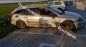 Появились фото атакованных в Климовском районе машин