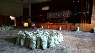  В Сельцо Брянской области идёт ремонт зрительного зала Дворца культуры