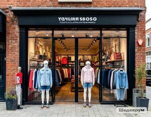 Как выбрать вывеску для модного магазина молодежной одежды