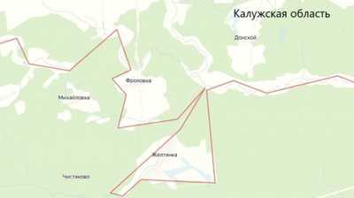 Границу между Брянской и Калужской областями хотят изменить