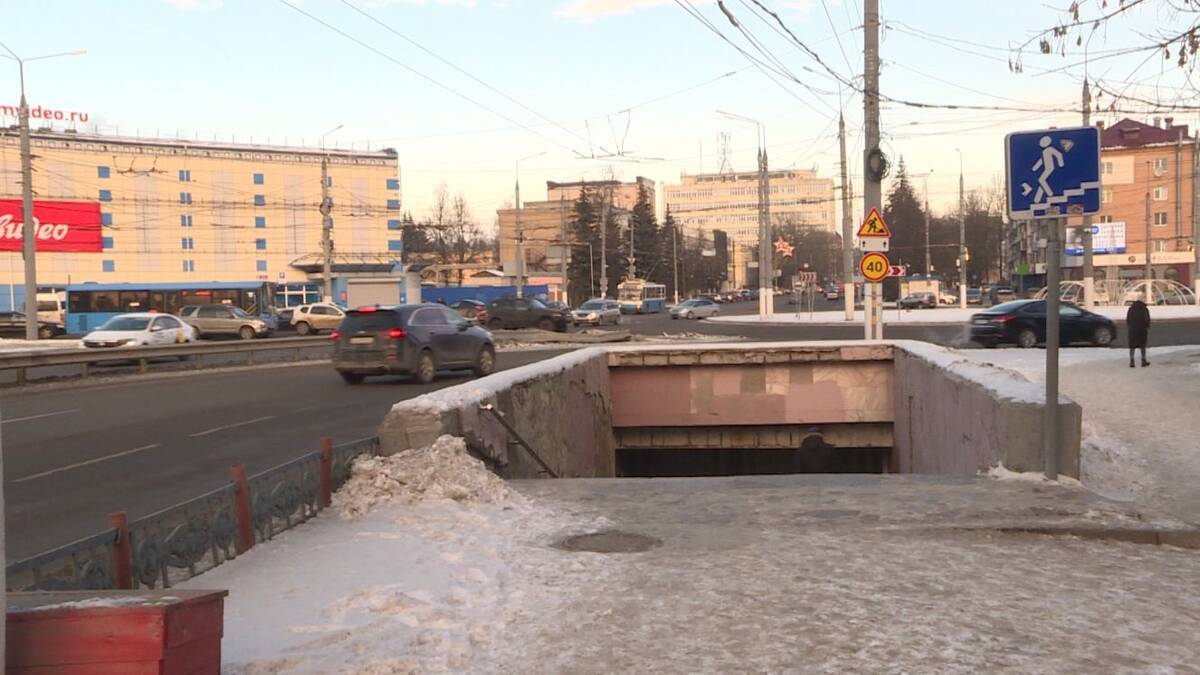 В Брянске подземный переход возле «Полтинника» приведут в порядок в 2023  году