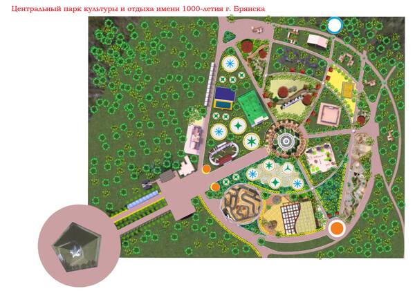 В Брянске парк «Соловьи» возле Кургана Бессмертия благоустроят в 2022 году
