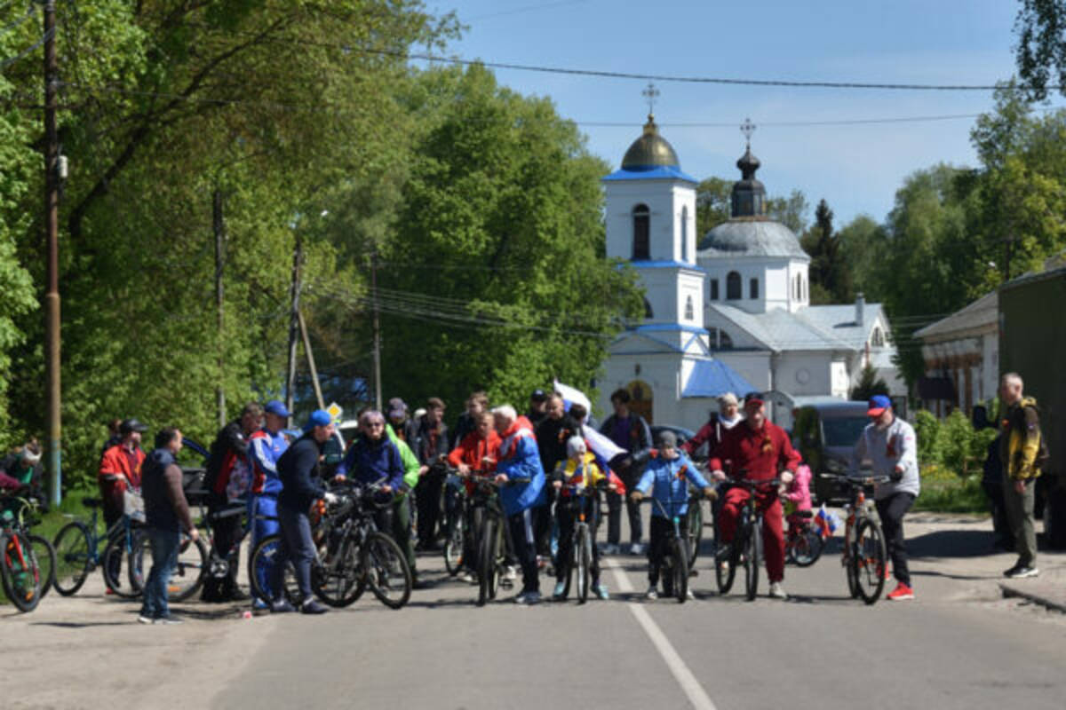 В Брянской области состоялся велопробег в честь 78-й годовщины Великой  Победы | 08.05.2023 | Брянск - БезФормата