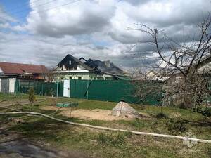 В Клинцах Брянской области сгорел жилой дом