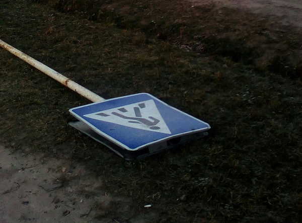 В брянском посёлке Локоть просят установить пешеходные знаки