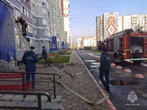 Пожар на Войстроченко в Брянске едва не закончился трагедией