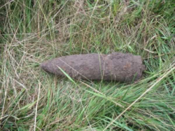 В Севском районе нашли артиллерийский снаряд времён войны