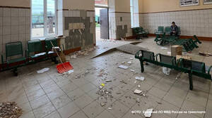 Вокзал в Жуковке привели в порядок после вандалов-подростков