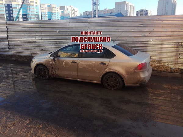 Мстительный автомобилист проколол шины легковушки в Брянске