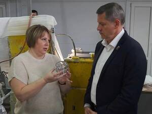 Ковальчук: дятьковский хрусталь стоит в Кремле и в сервантах брянцев