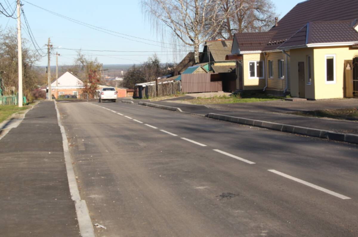 В Брянске сделали дорогу на улице 9-го Января