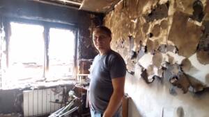 Жители Белой Берёзки укрывались в погребе во время обстрела