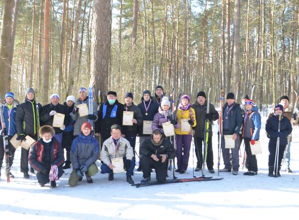 В Климово состоялись соревнования по лыжным гонкам 
