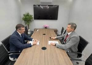 Егор Ковальчук и Борис Эбзеев обсудили обеспечение надежного электроснабжения Брянской области