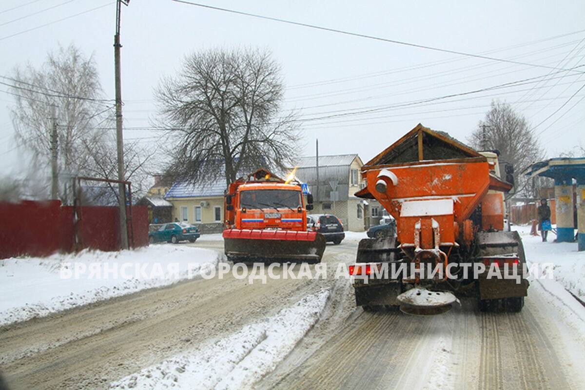 Брянцев попросили не парковаться вдоль дорог из-за их расчистки