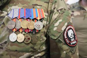 В Брянской области отметили бойцов БАРС-Брянск за отличия в боевых задачах