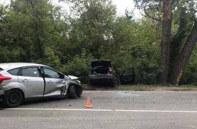 В Брянске в ДТП на улице Речной пострадали две девушки