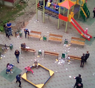 В Брянске нашли самую «свинскую» детскую площадку