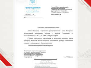 Прокурору Брянской области поручили проверить Шкиллу и Аркадэ
