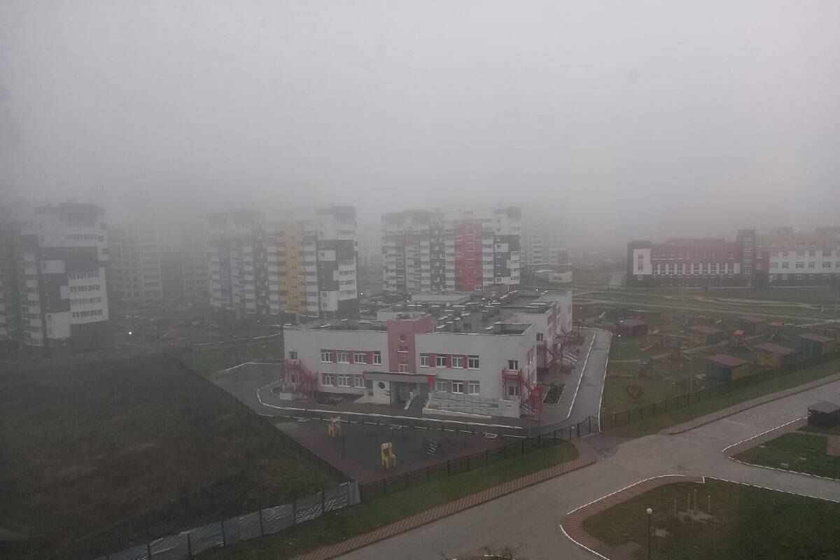 В Брянской области из-за густого тумана объявили желтый уровень опасности