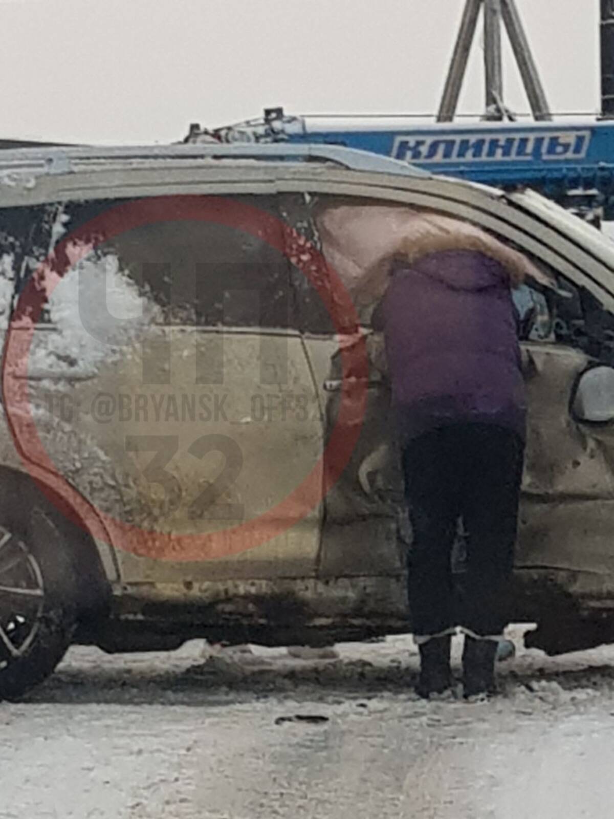 В Брянске на улице Объездной случилась серьезная авария