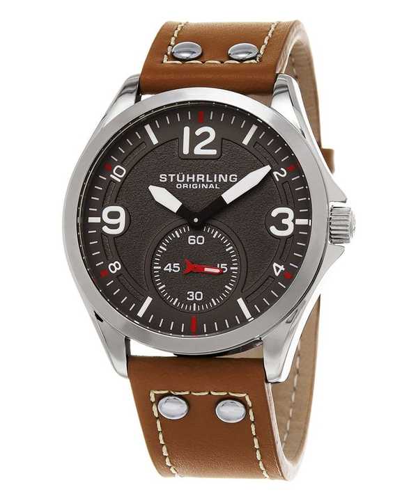 Мужские спортивные наручные часы Stuhrling Original Tuskegee 684.02 коллекция Aviator 