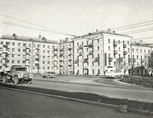 Брянск, район площади Партизан, 1970 год