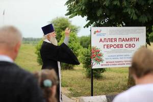 В память о воинах СВО в Севском районе появилась Рябиновая аллея