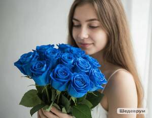 Голубые розы: уникальные цветы и их применение
