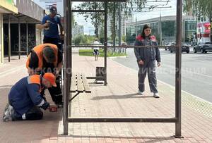 В Советском районе Брянска устанавливают 15 новых остановок