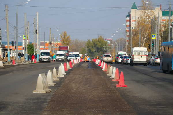 Жителей Брянска предупредили о пробках на ремонтируемых улицах