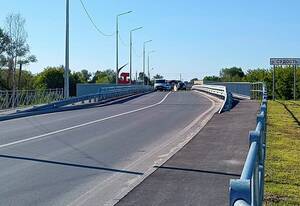 В Почепе Брянской области после капремонта открыли мост через реку Судость