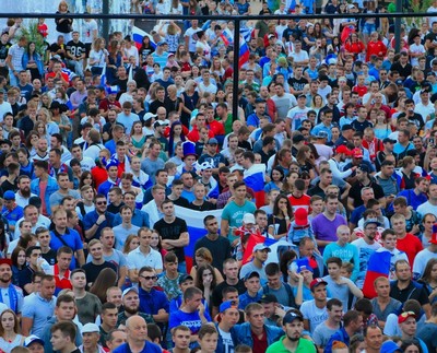 В Брянске матч сборной России и Уругвая покажут на площади Партизан